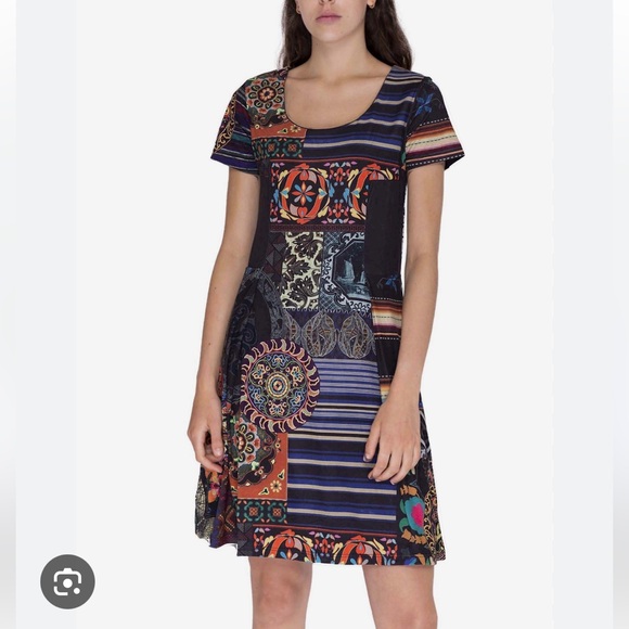 Desigual lined dress. XS - Picture 1 of 6